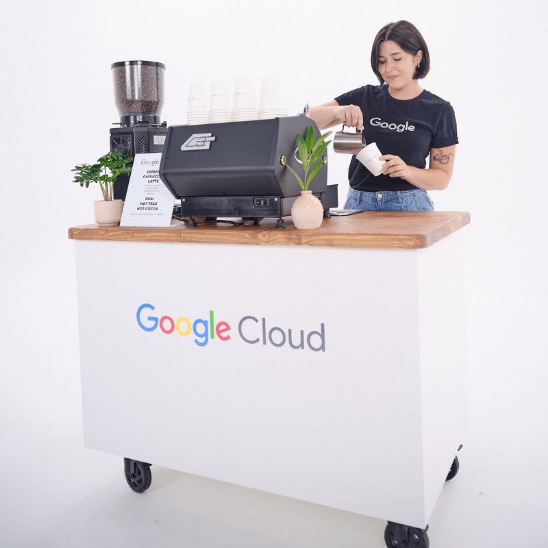 Austin Coffee Catering, Custom Cart, Mobile Barista Austin, Coffee Cart, Espresso Bar, Creature Coffee Austin