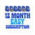 12 MONTH EASY SUBSCRIPTION - Creature Coffee Co - Creature Coffee Co