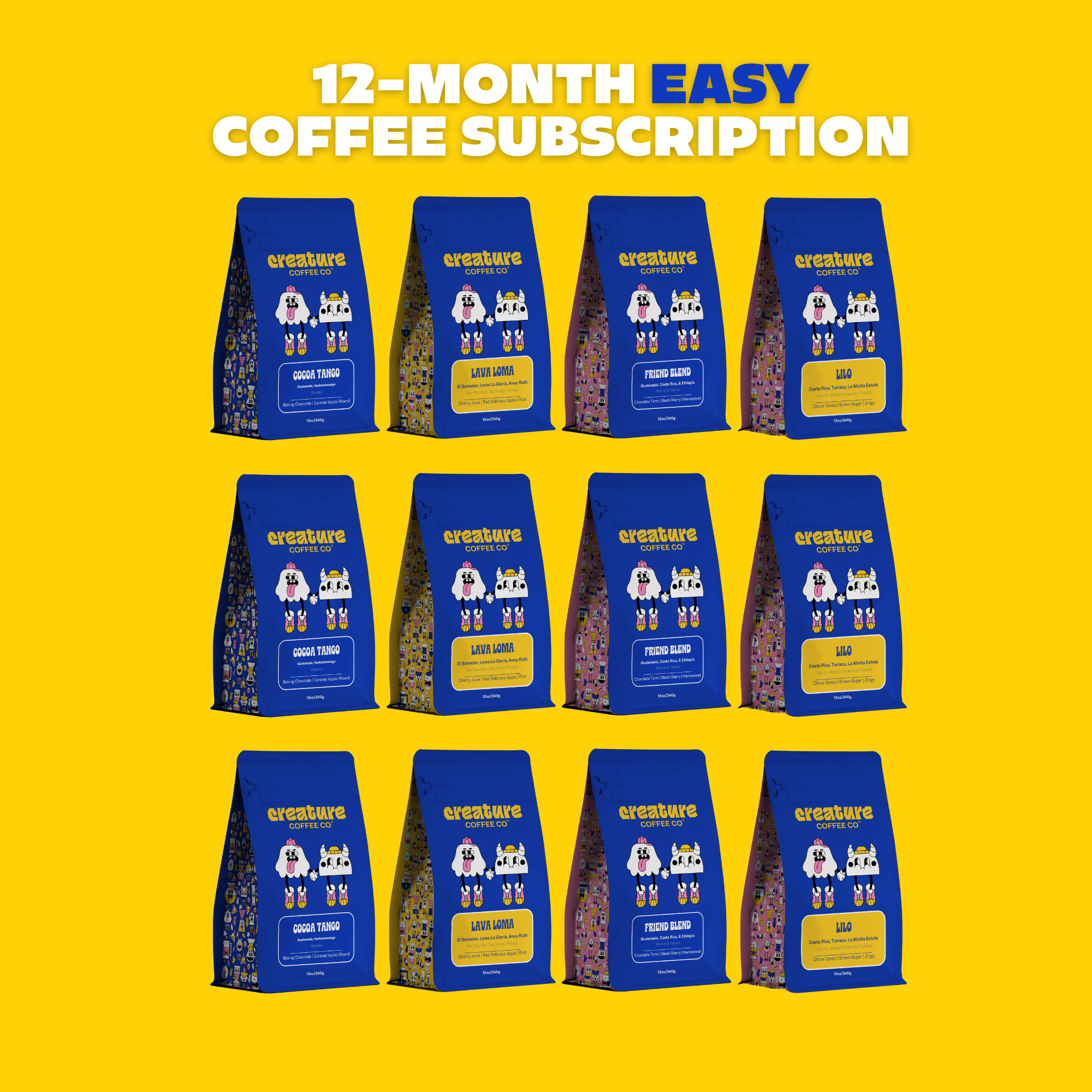 12 MONTH EASY SUBSCRIPTION