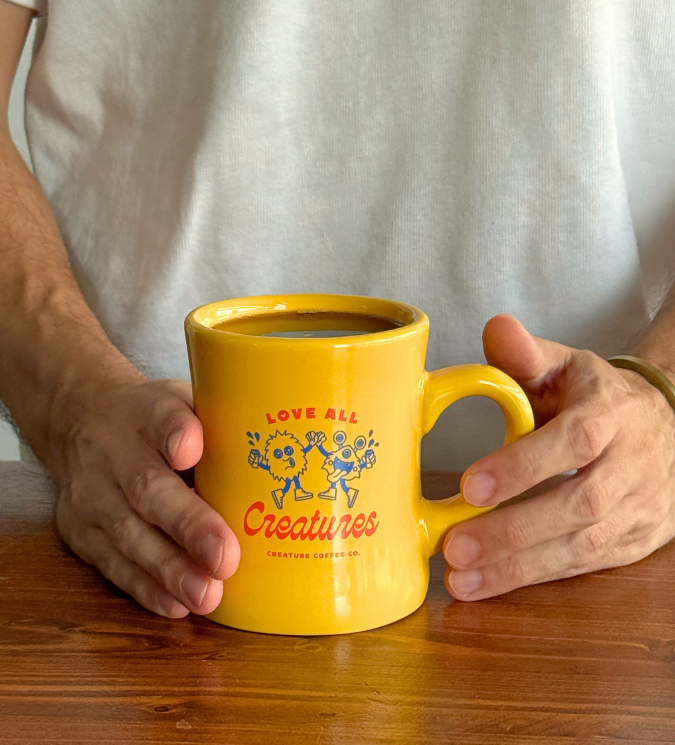 Love All Creatures Diner Mug