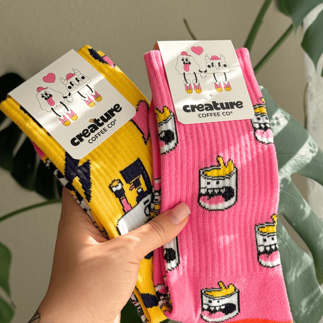 Creature Sunshine Socks - Creature Coffee Co - Creature Coffee Co