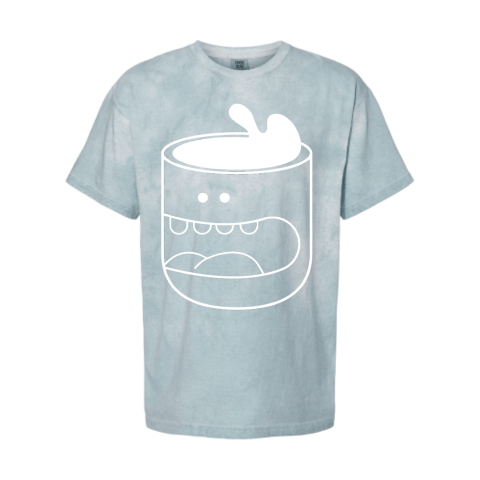 Sloshy Cup Tee - Ocean - Creature Coffee Co - Creature Coffee Co