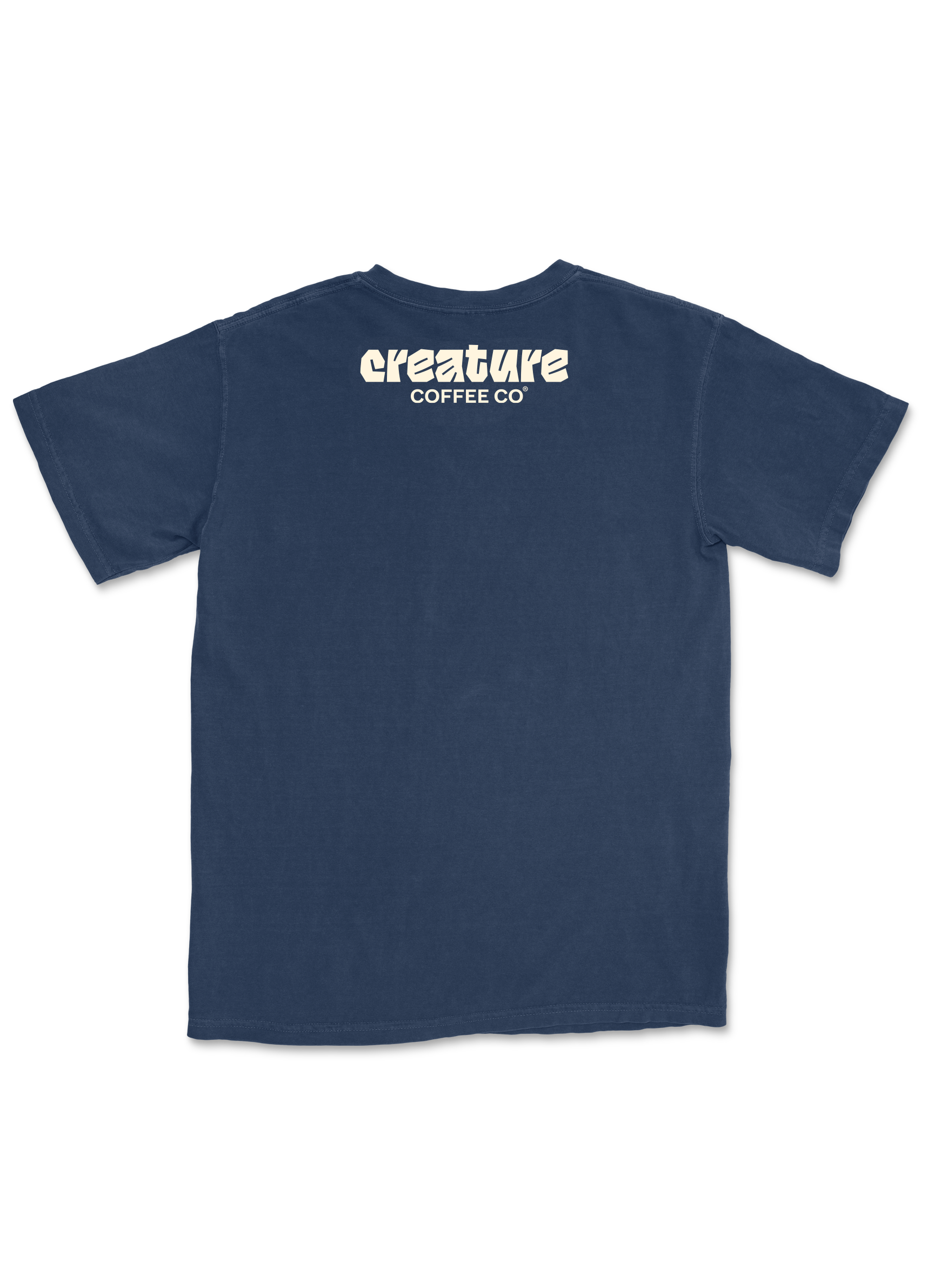 Pocket Tee - Blue - Creature Coffee Co